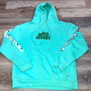 Joint Effort 420 Hoodie Jacket Sweater Buddy Skeletons MMJ mens too Large